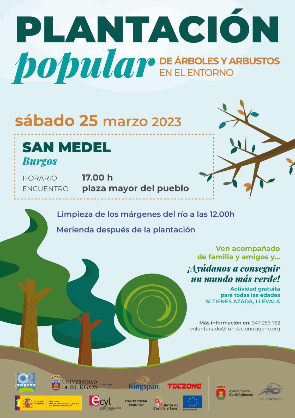 PLANTACION POPULAR EN SAN MEDEL - SÁBADO 25 DE MARZO DE 2023.